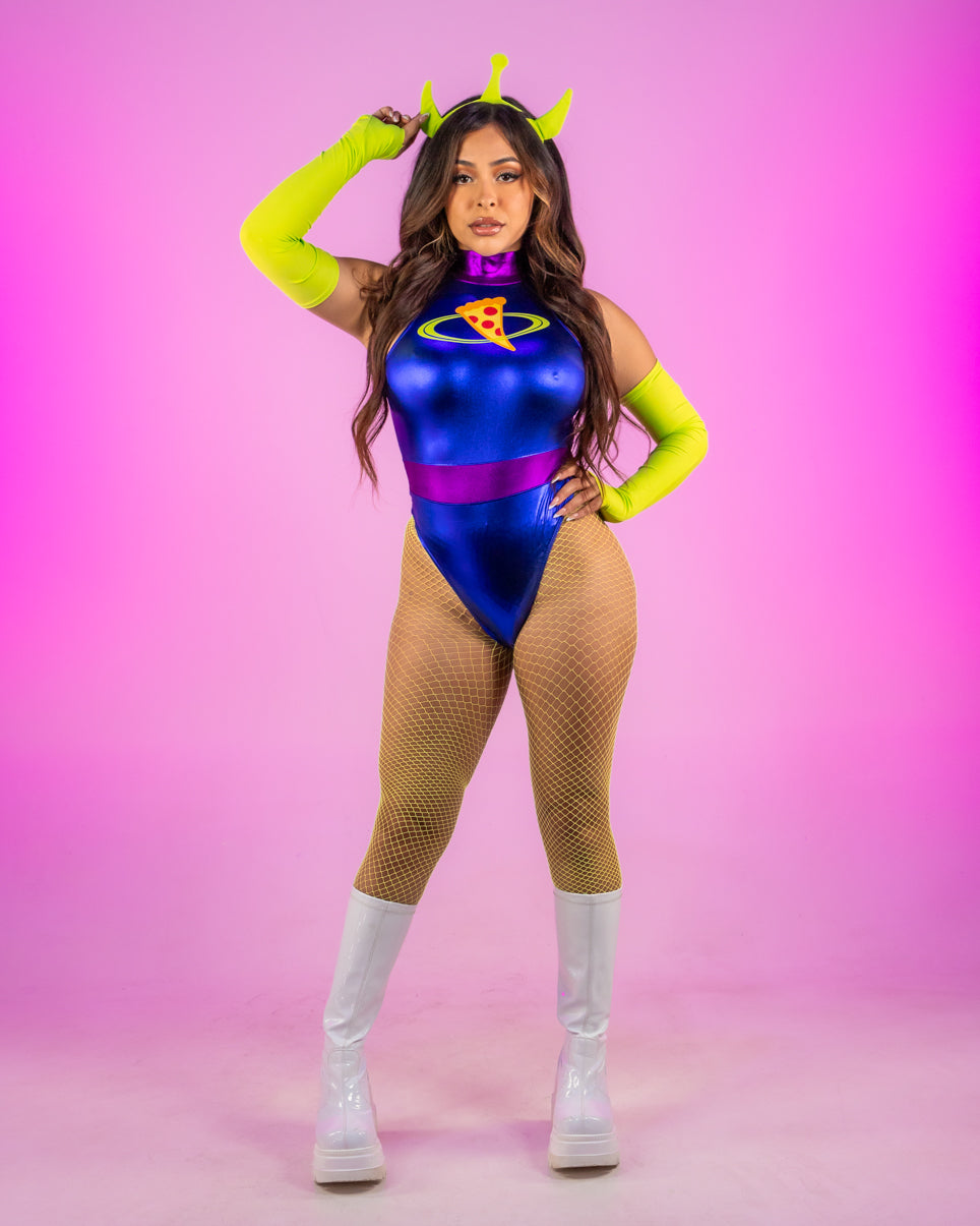 4pc Planet Of Pizza Character Costume – Rave Wonderland