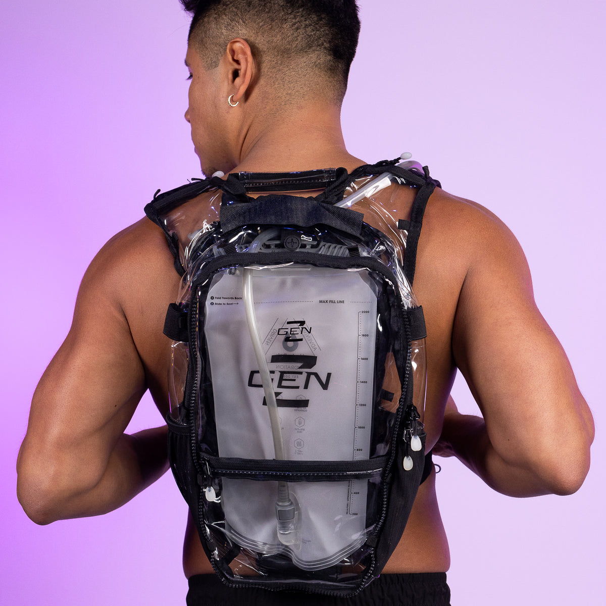 Gen Z Clear Hydration Backpack – Rave Wonderland