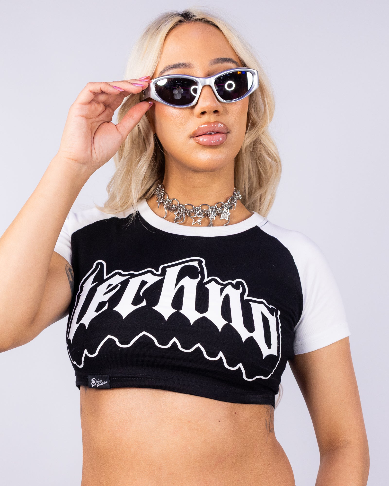 Techno Baby Tee - Stylish Black Top for Rave Lovers – Rave