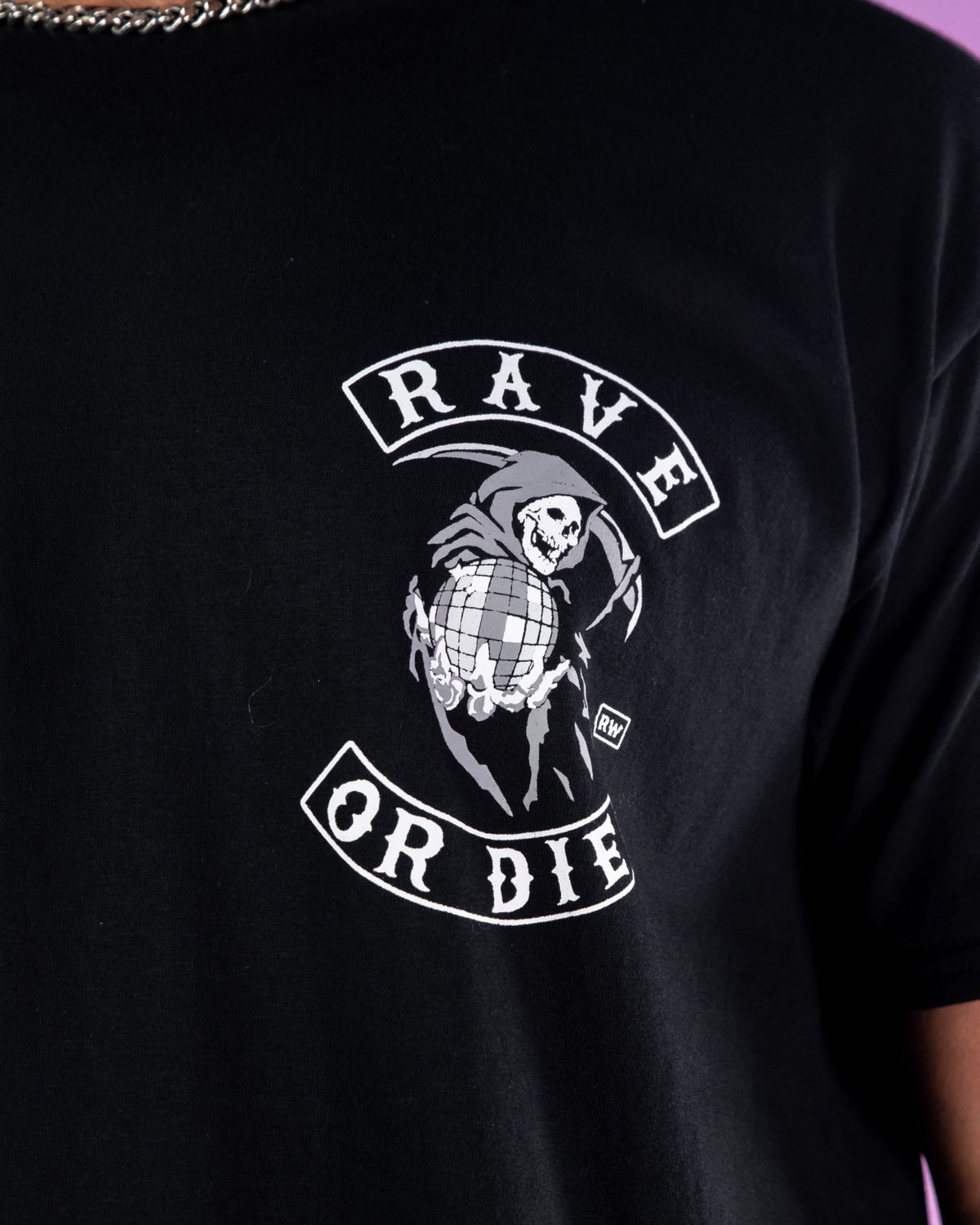 Rave Or Die Reaper Black Men's T-Shirt