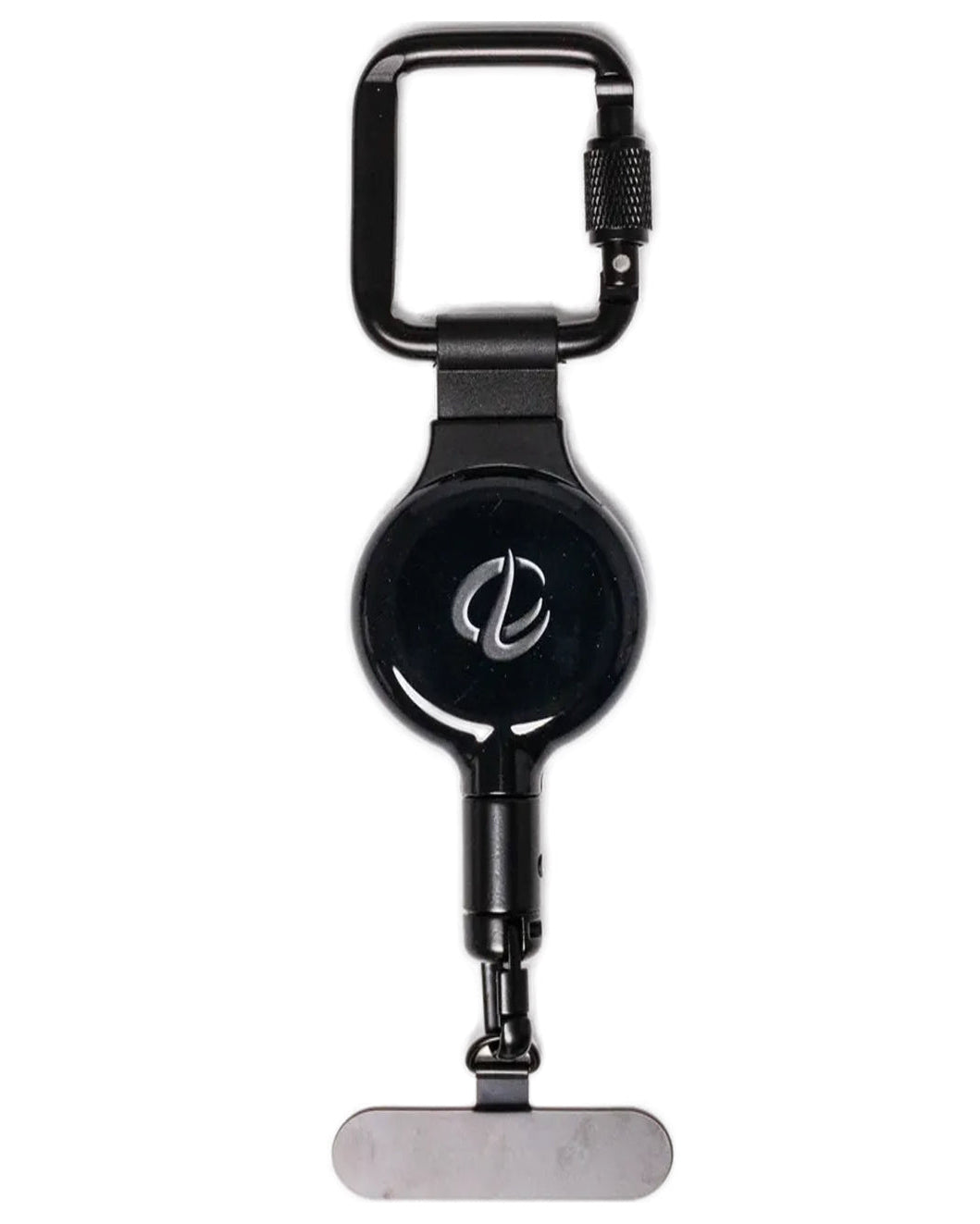 ClutchLoop II Phone Anti-Theft Tether in Midnight black with carabiner and retractable reel