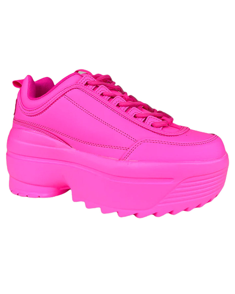 Hot Pink Walkin' On A Dream Sneakers