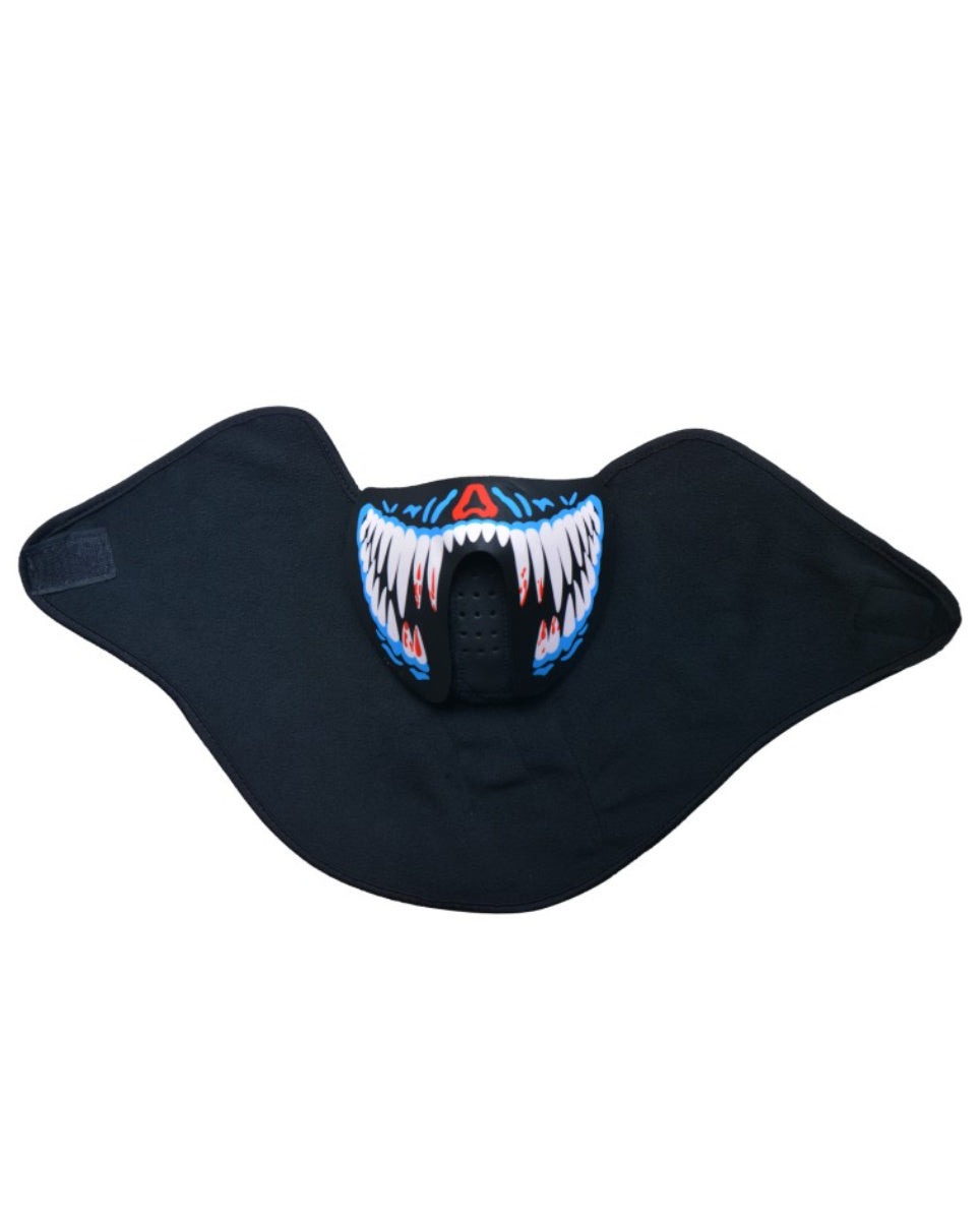 Sink Your Fangs Sound Activated LED Mask - Rave Wonderland