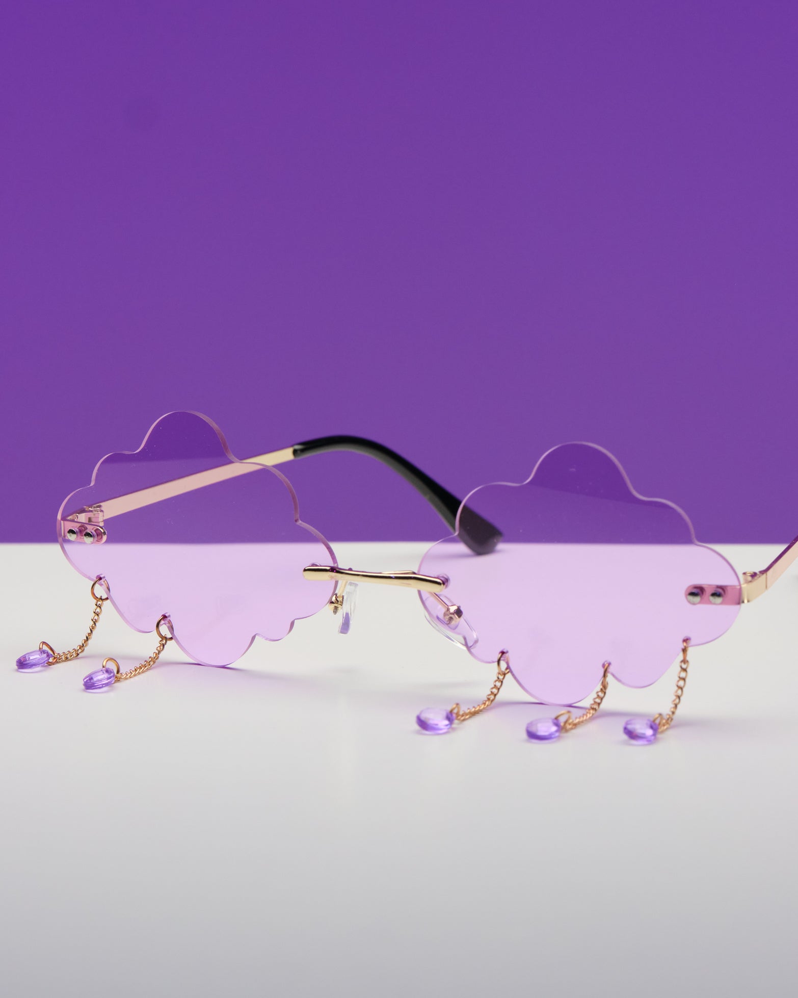 Rainy Days Cloud Color Sunglasses - Rave Wonderland