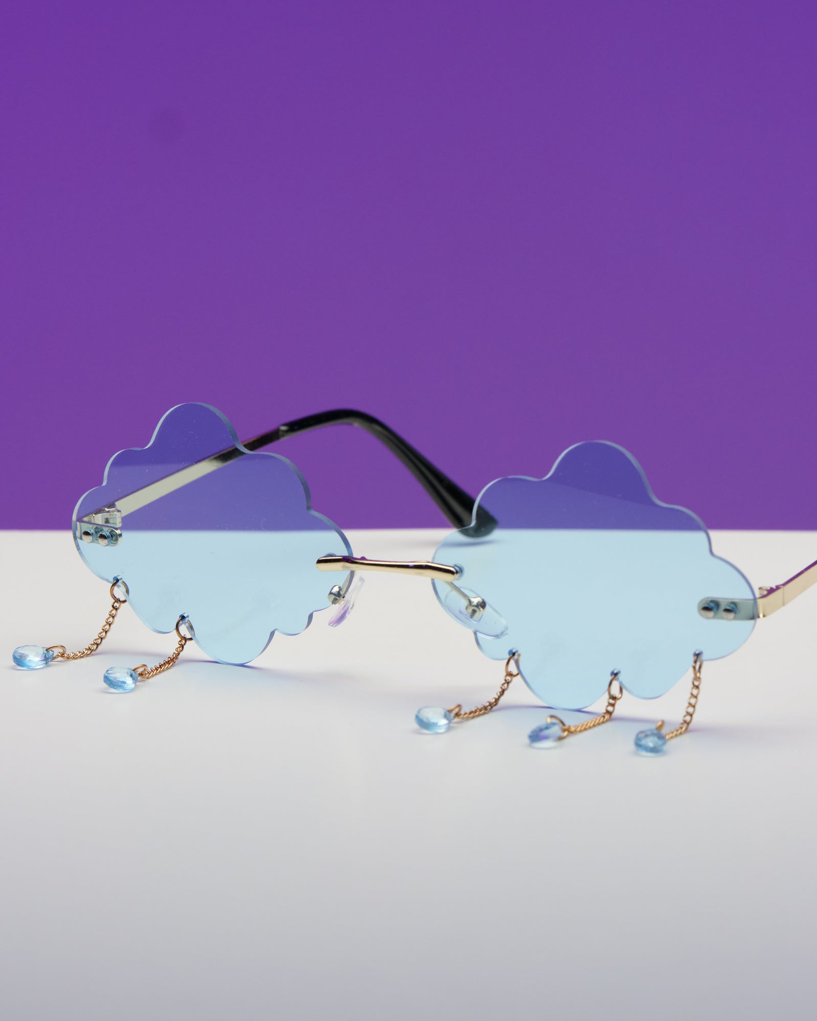Rainy Days Cloud Color Sunglasses - Rave Wonderland
