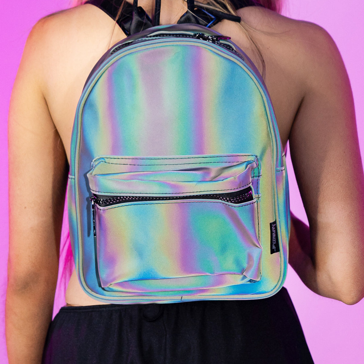 Reflective Rainbow Mini Backpack – Rave Wonderland