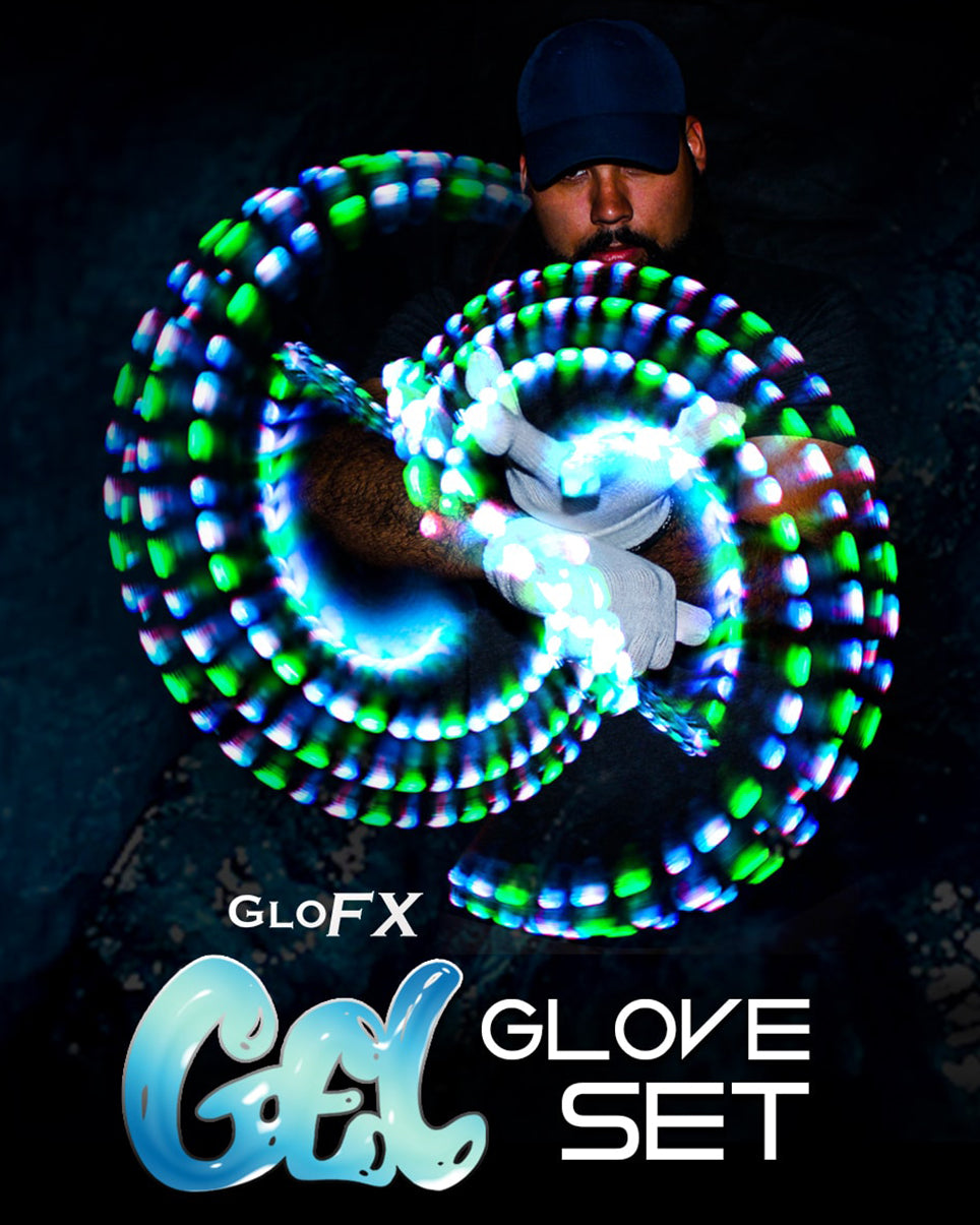 GloFX Lux Gel Glove Set - Rave Wonderland