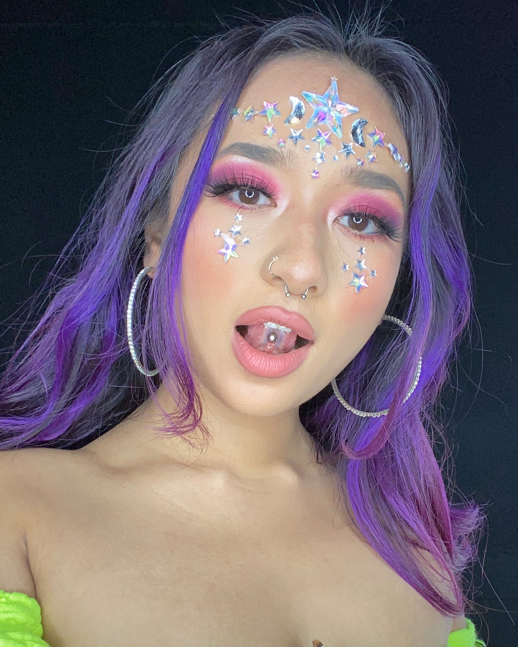 Stardust Princess Rave Face Jewel - Rave Wonderland