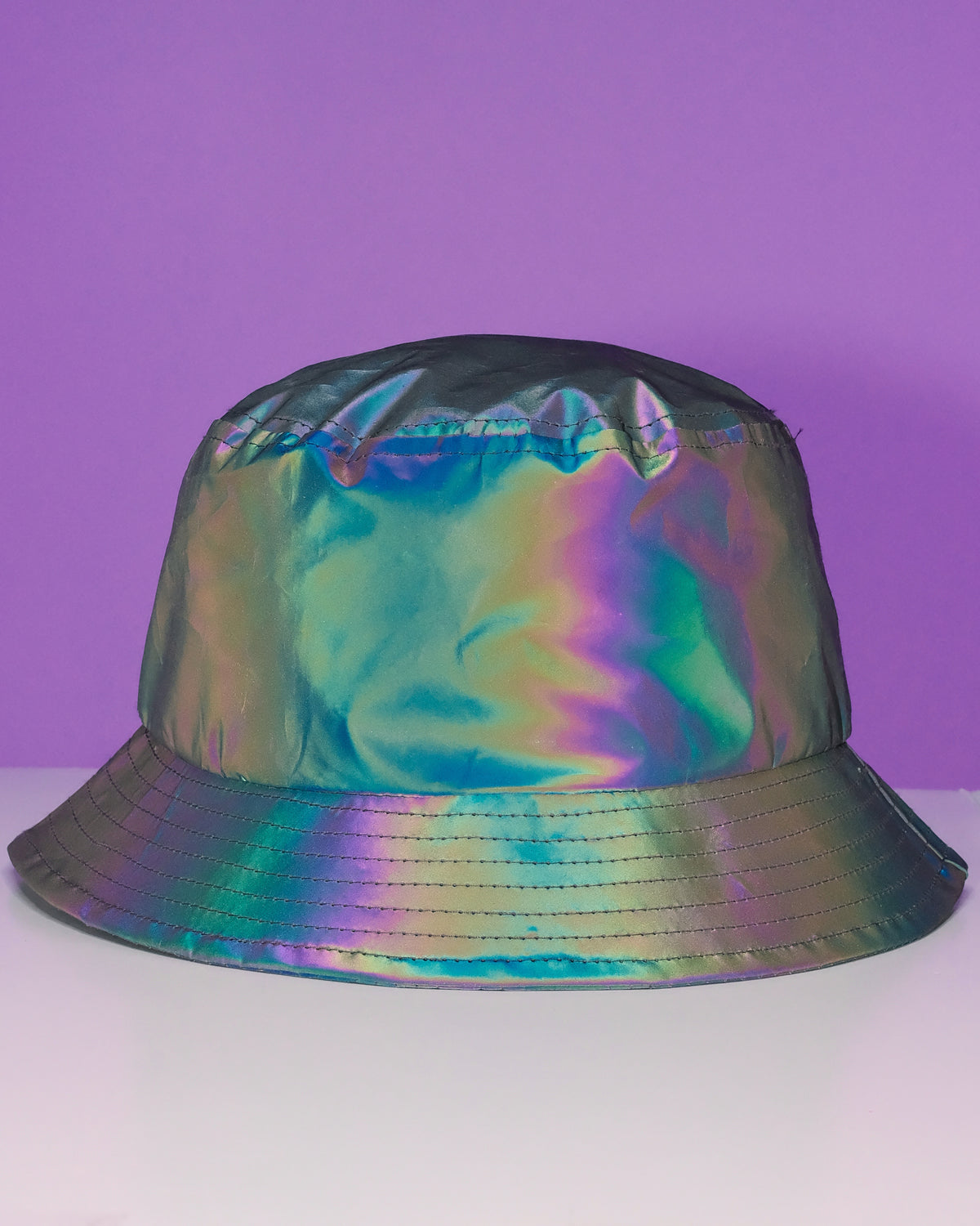 Rainbow Flash Reflective Bucket Hat - Rave Wonderland