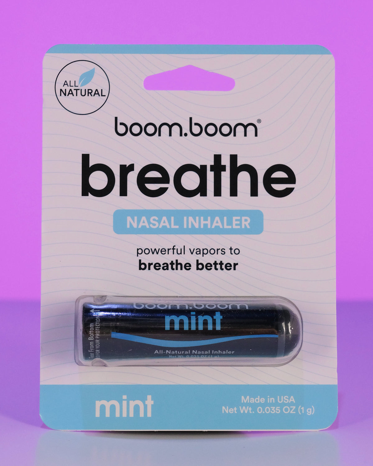 Mint BoomBoom Nasal Inhaler - Rave Wonderland
