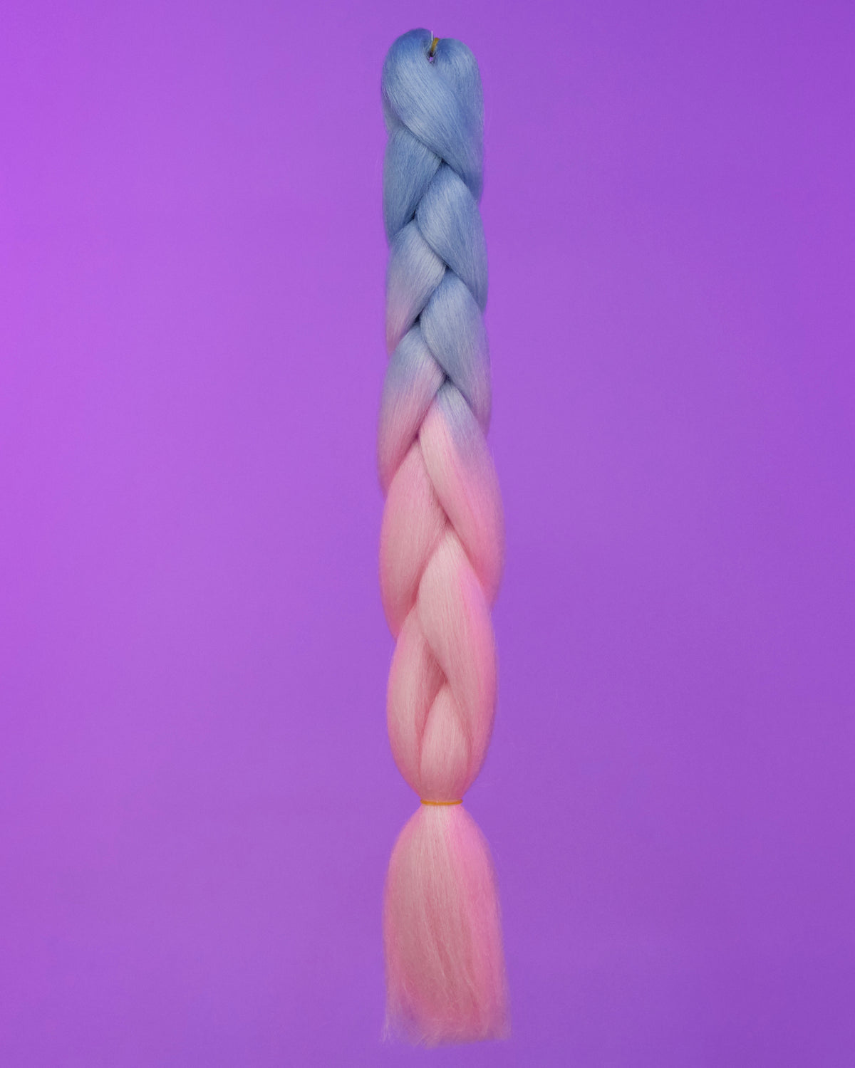 Ombre Light Blue/Light Pink Braiding Hair Extensions - Rave Wonderland