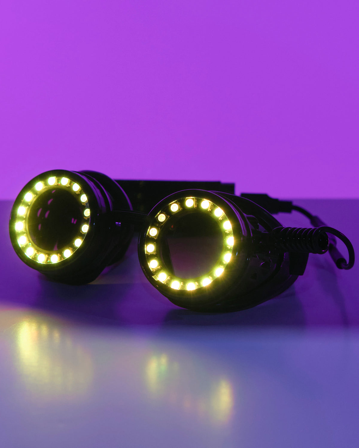 GloFX Pixel Pro LED Goggles - Rave Wonderland