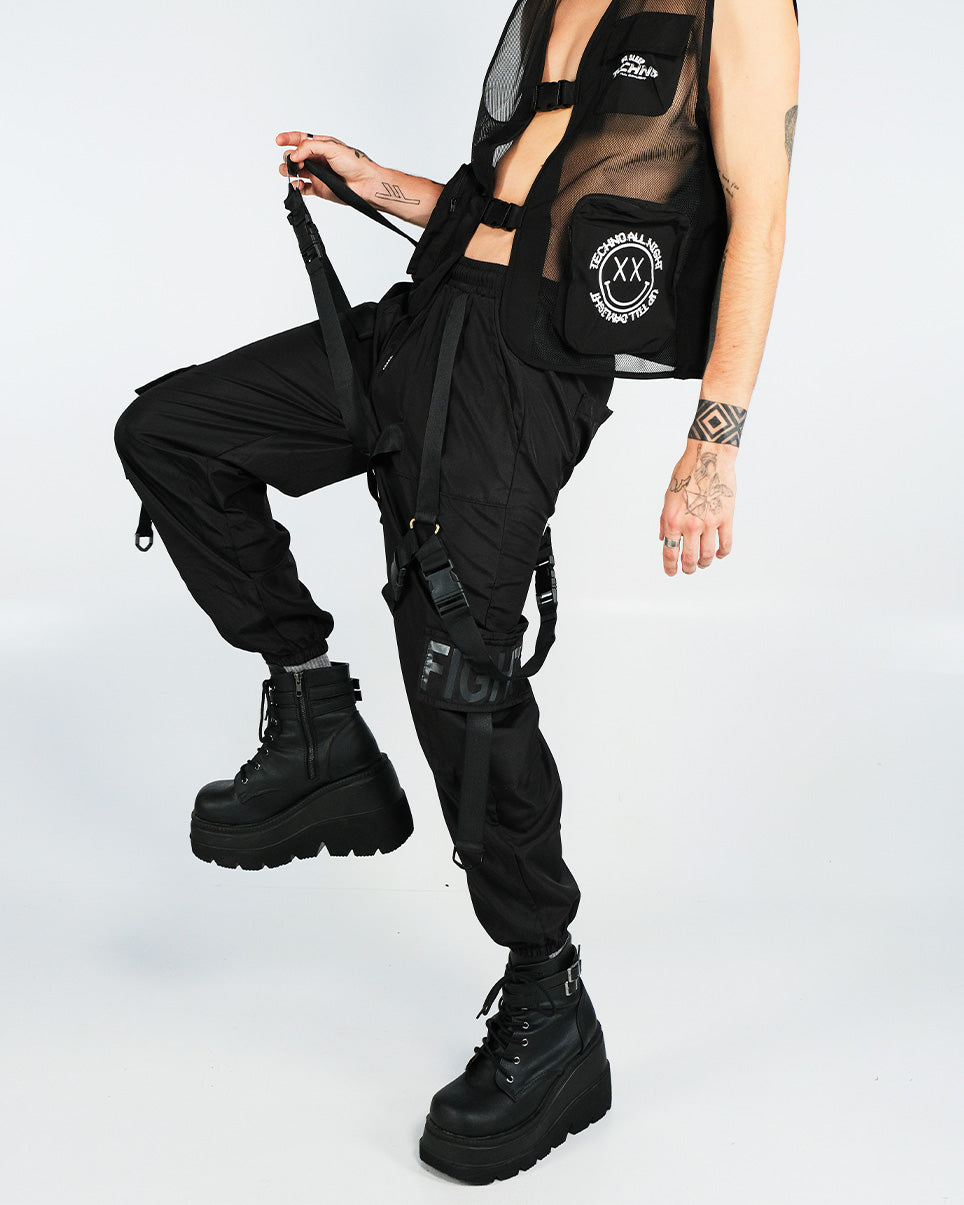 Ready For Anything Utility Pants - Rave Wonderland