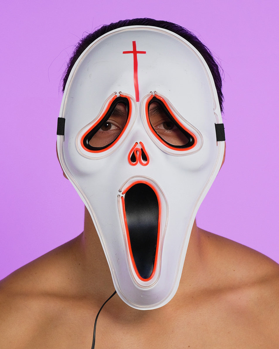 LED Scream Mask