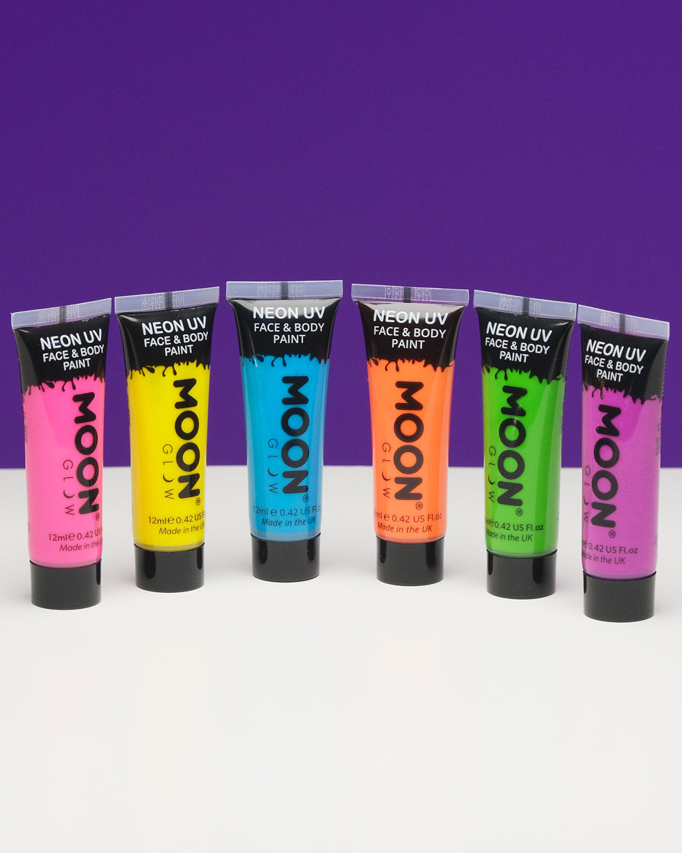 (Package Of 6) Radio Active Body Paint - Rave Wonderland