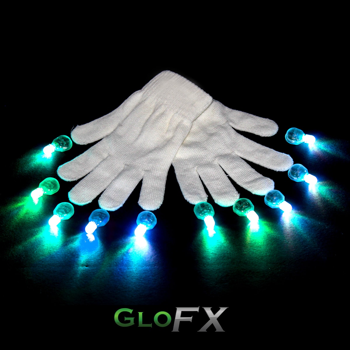 GloFX Lux Gel Glove Set - Rave Wonderland