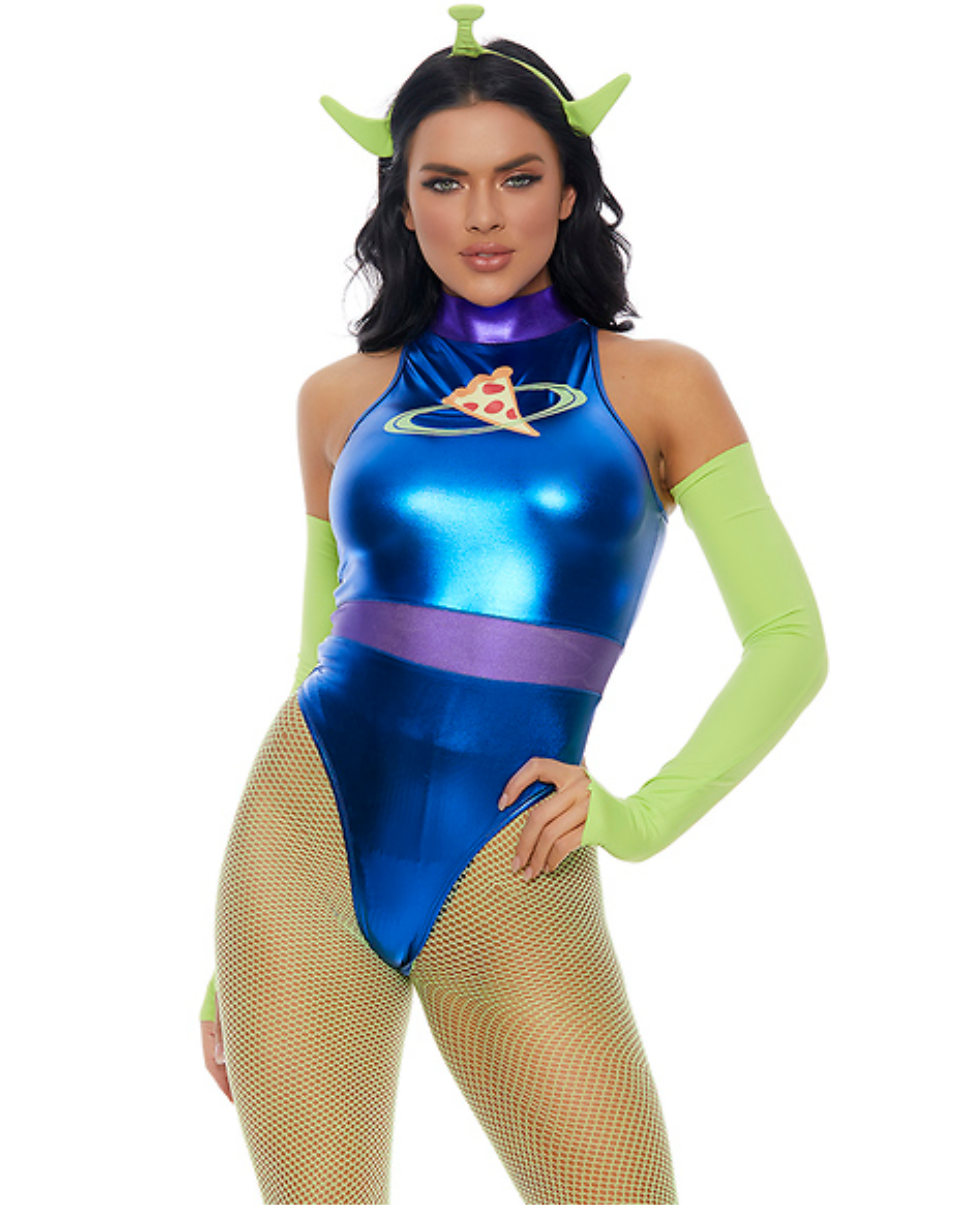 Planet Of Pizza Character Costume - Rave Wonderland