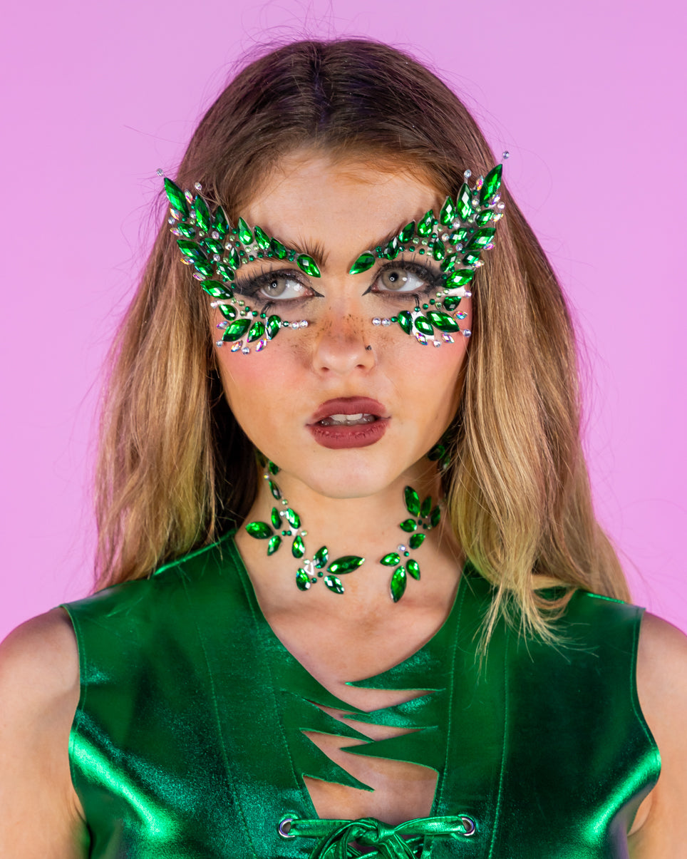 Poison Ivy Face Jewels