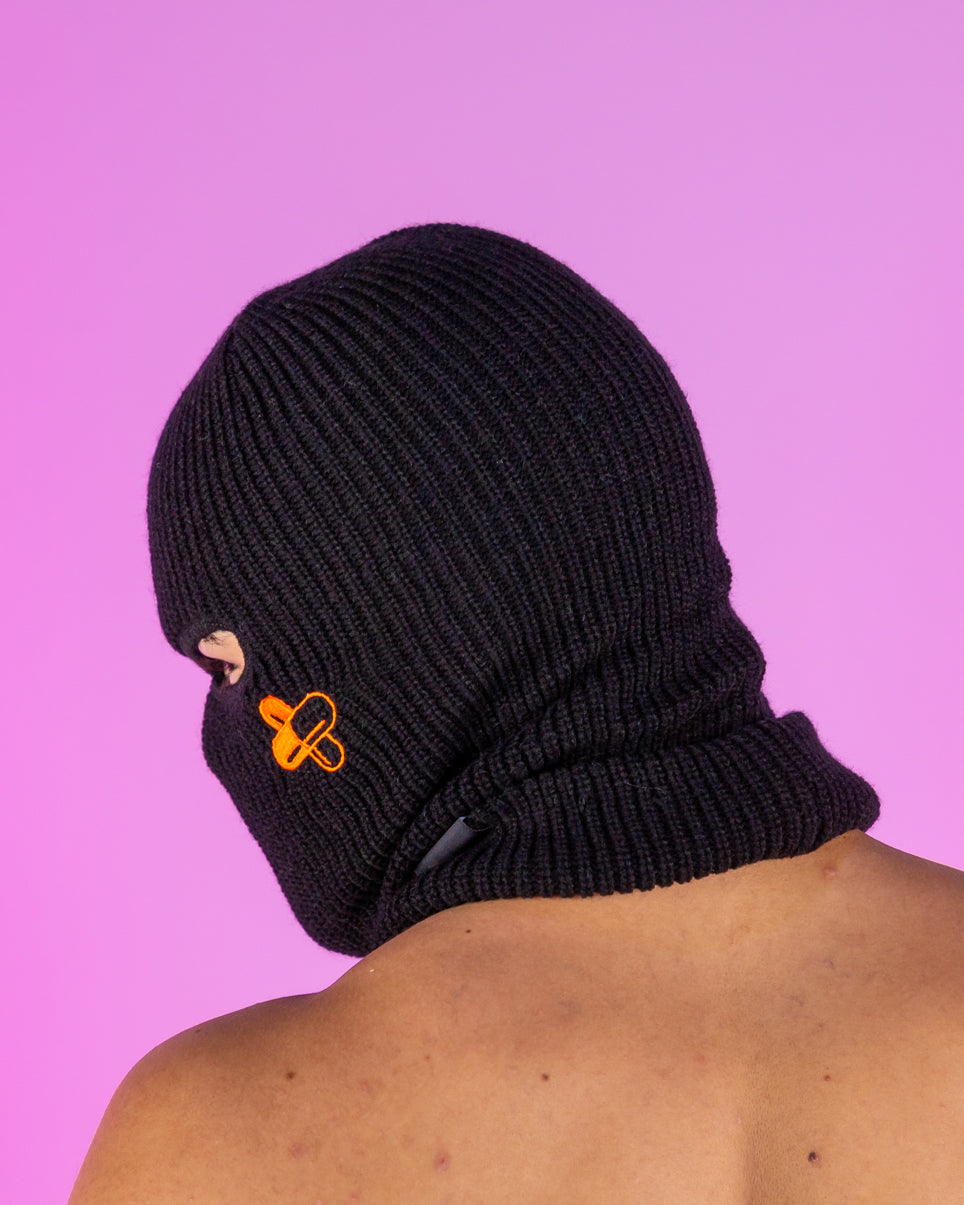 Red Rave Mask Black Savage Raver Red Pill Ski Mask – Rave Wonderland