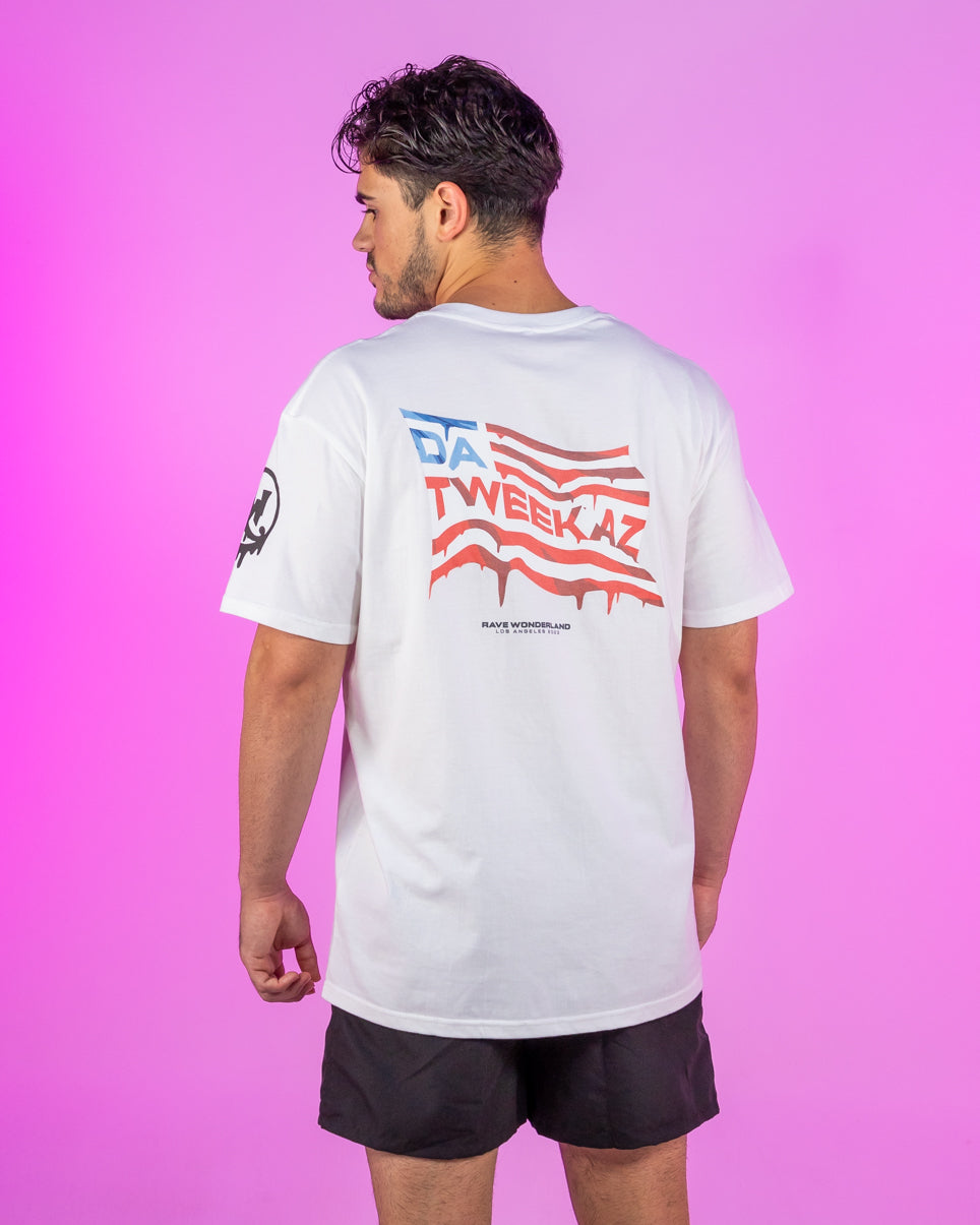 Da Tweekaz x Rave Wonderland Limited Edition Flag Tee