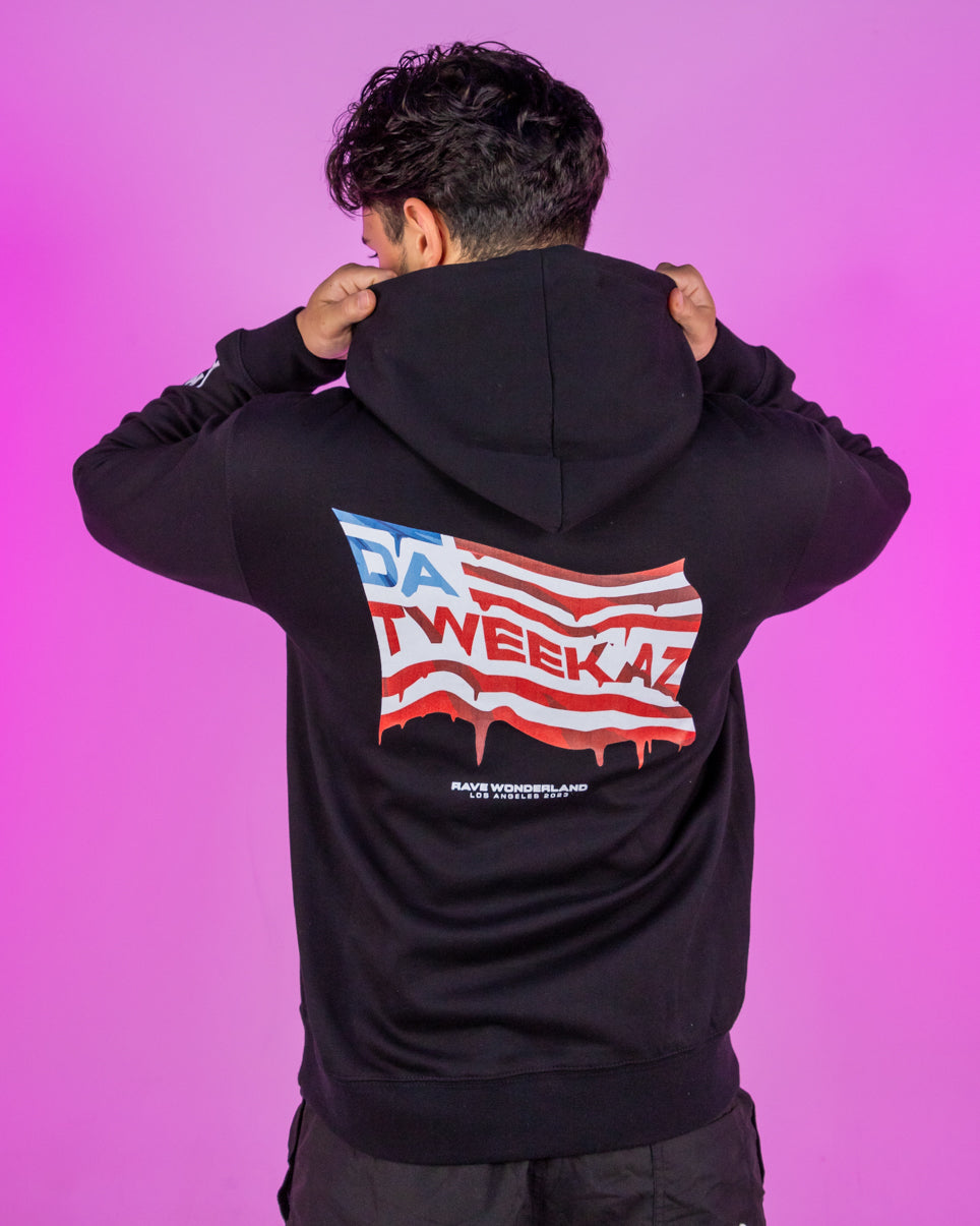 Da Tweekaz x Rave Wonderland Limited Edition Flag Hoodie Sweater
