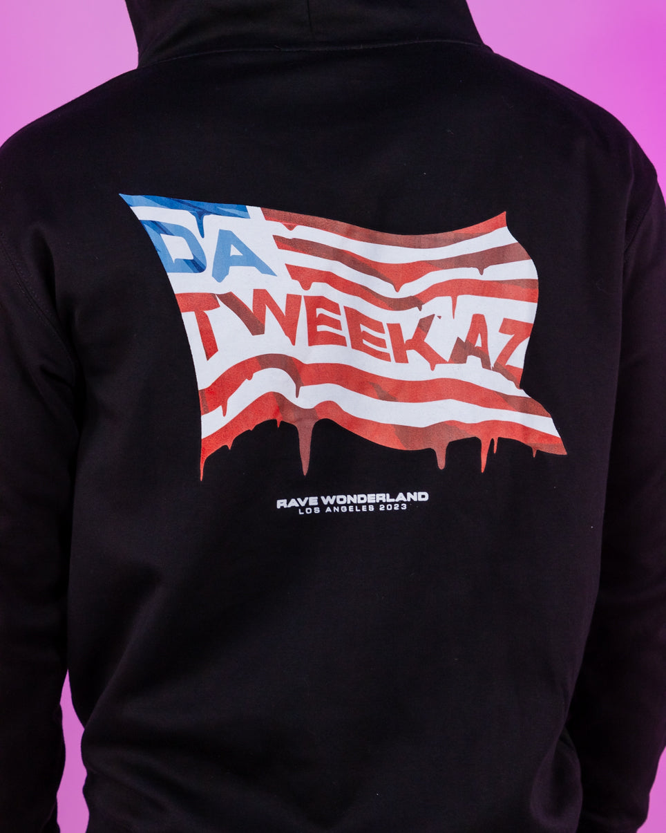 Da Tweekaz x Rave Wonderland Limited Edition Flag Hoodie Sweater
