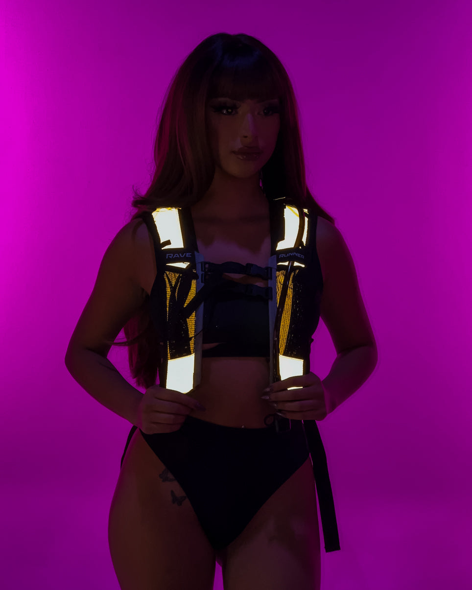 Gen Z Reflective Motorcycle Hydration Backpack – Rave Wonderland