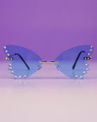 Diamond Butterflies Color Sunglasses - Rave Wonderland