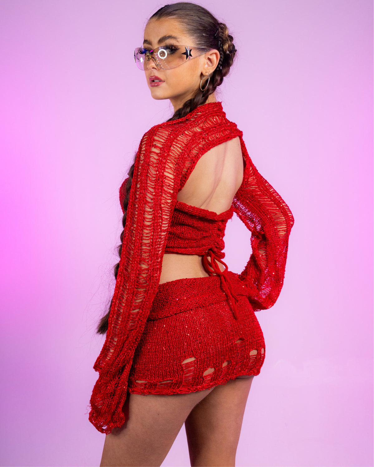 Ruby Faerie 3pc Skirt Set