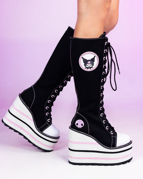 YRU x Kuromi Detention Boots – Rave Wonderland