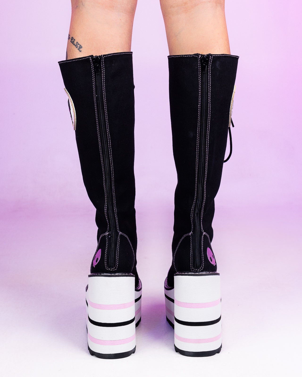 YRU x Kuromi Detention Boots – Rave Wonderland