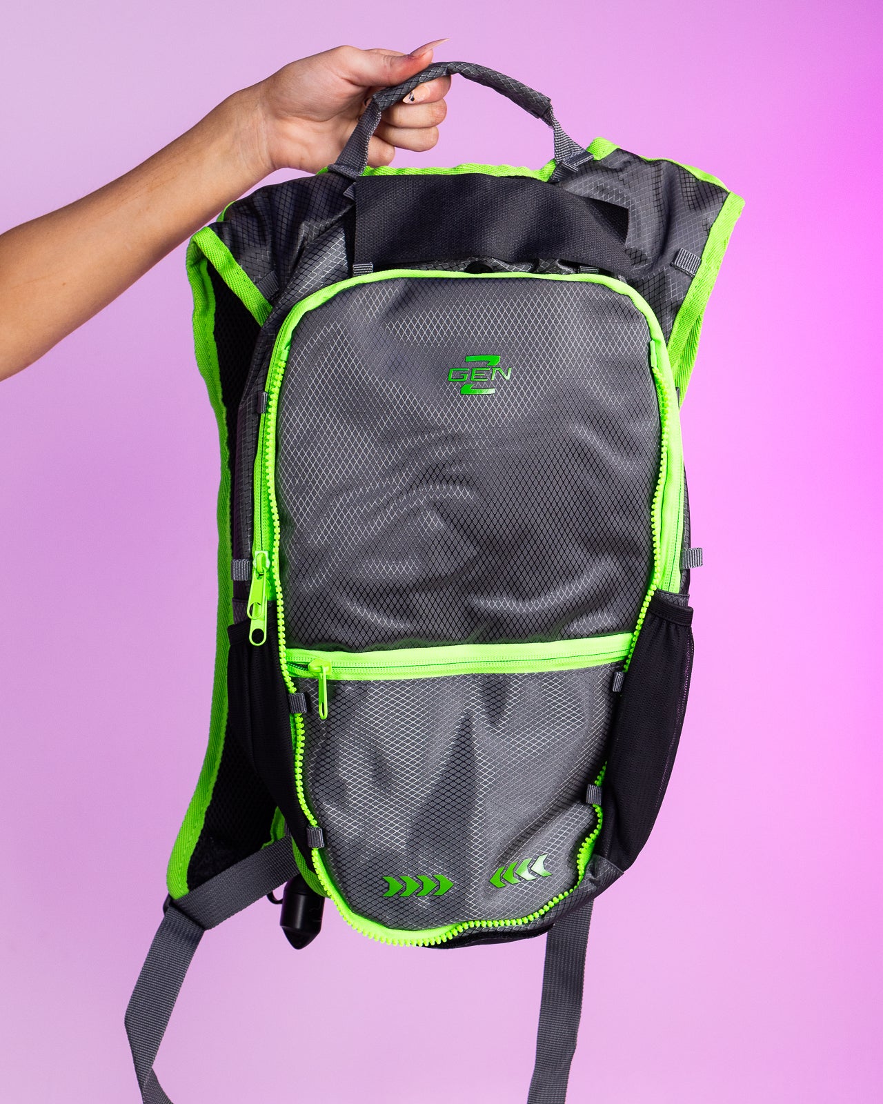Raverunner Radiant Neon Gunmetal Backpack – Rave Wonderland