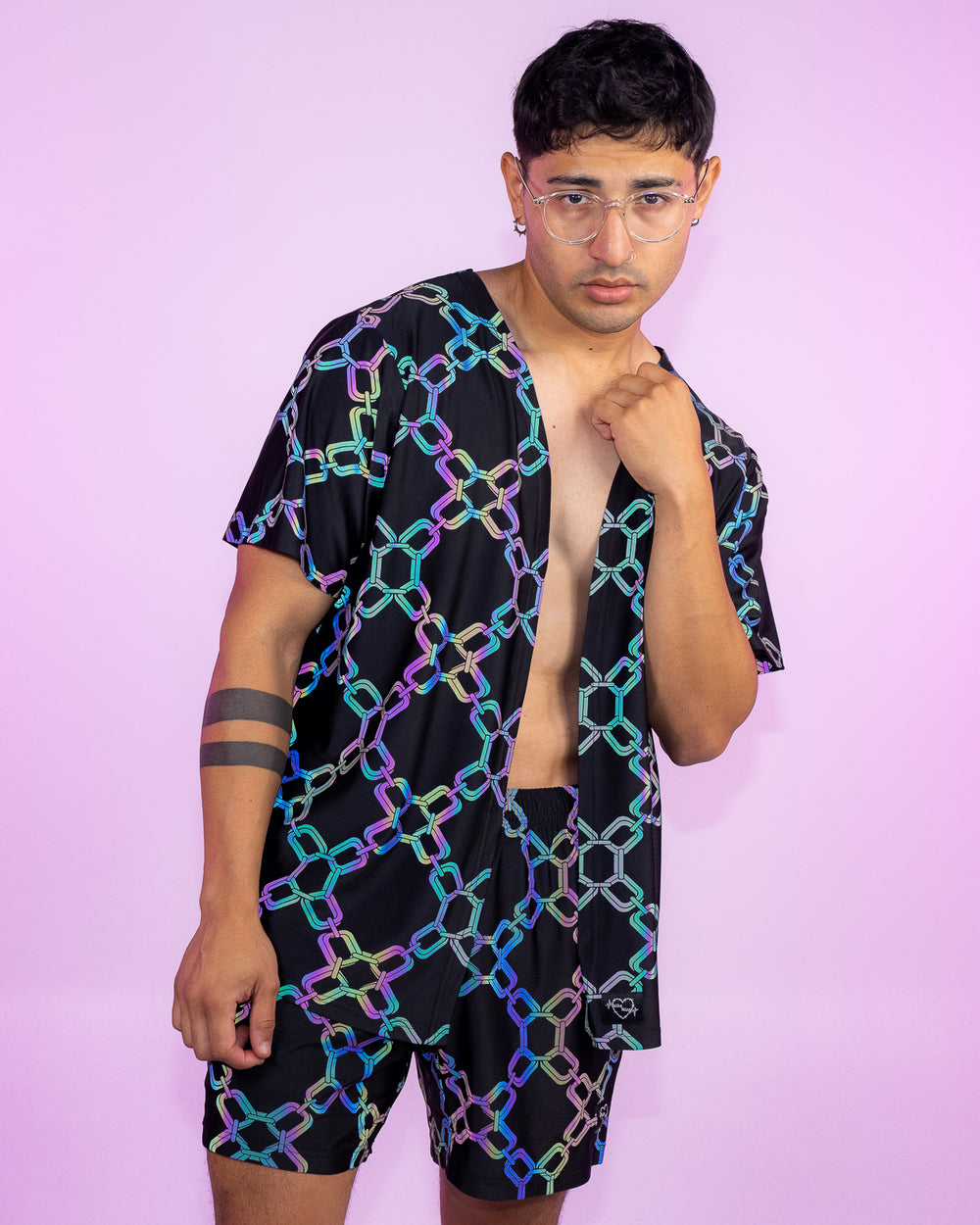 Polyester Rave Shirts Men's Rave Tee Shirts | Rave Wonderland