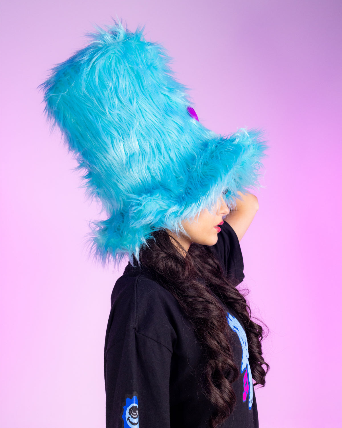 Insomniac Happy Fur Top Hat