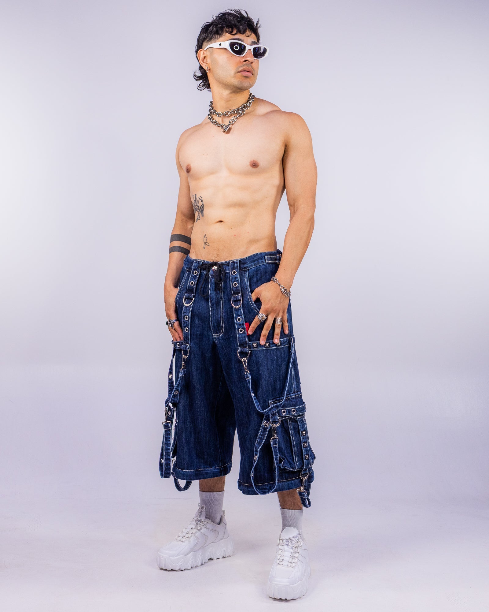 Tripp NYC Black Space Out Pants with Adjustable Features – Rave
