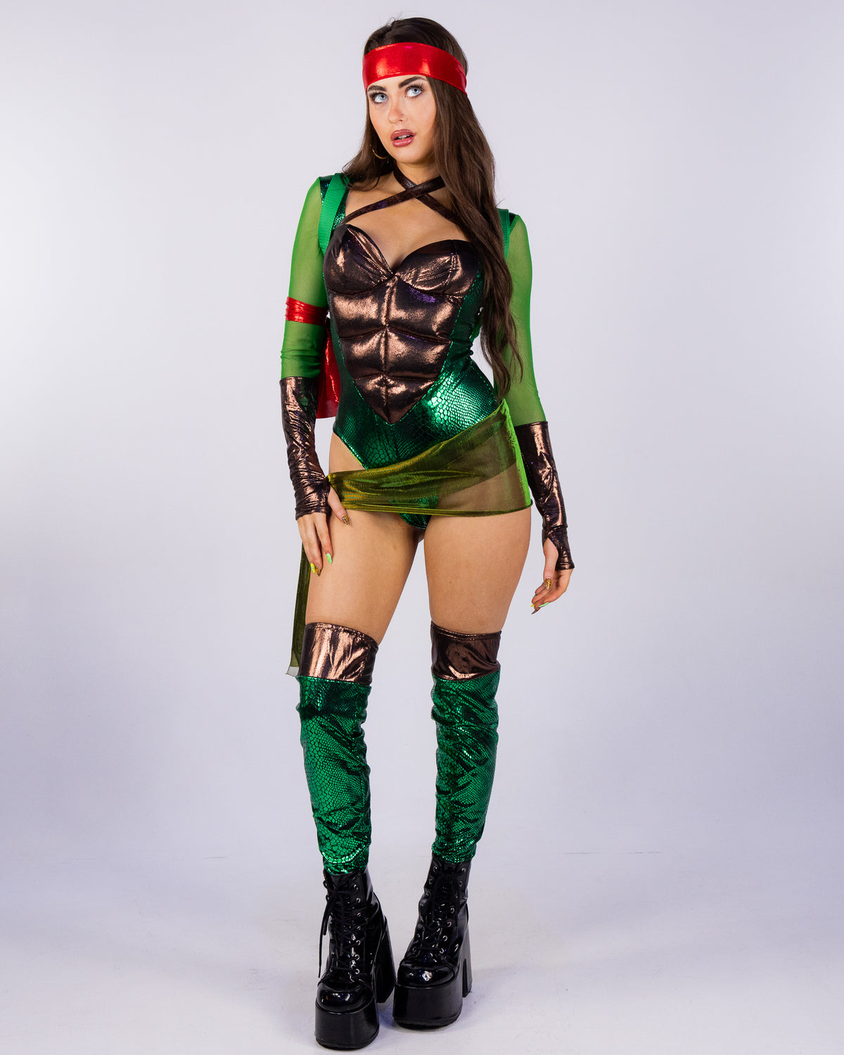 Teen Turtle Women's 12pc Costume