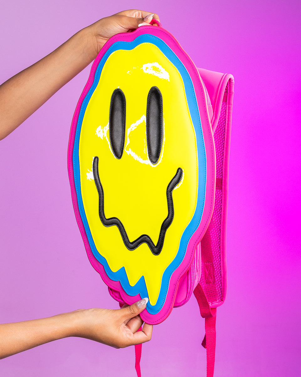 Melting Smiley Hydration Backpack – Rave Wonderland