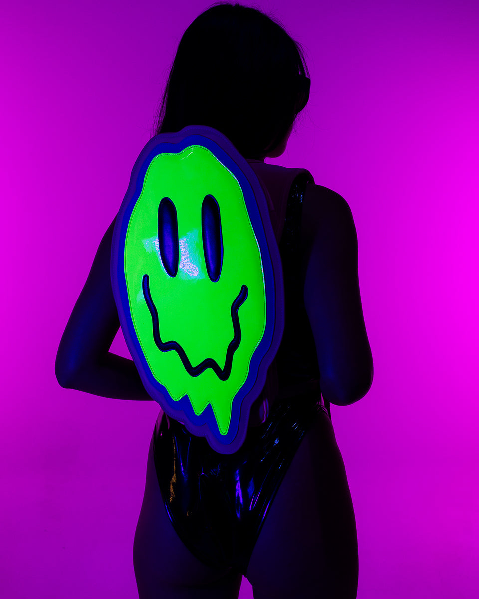 Melting Smiley Hydration Backpack – Rave Wonderland