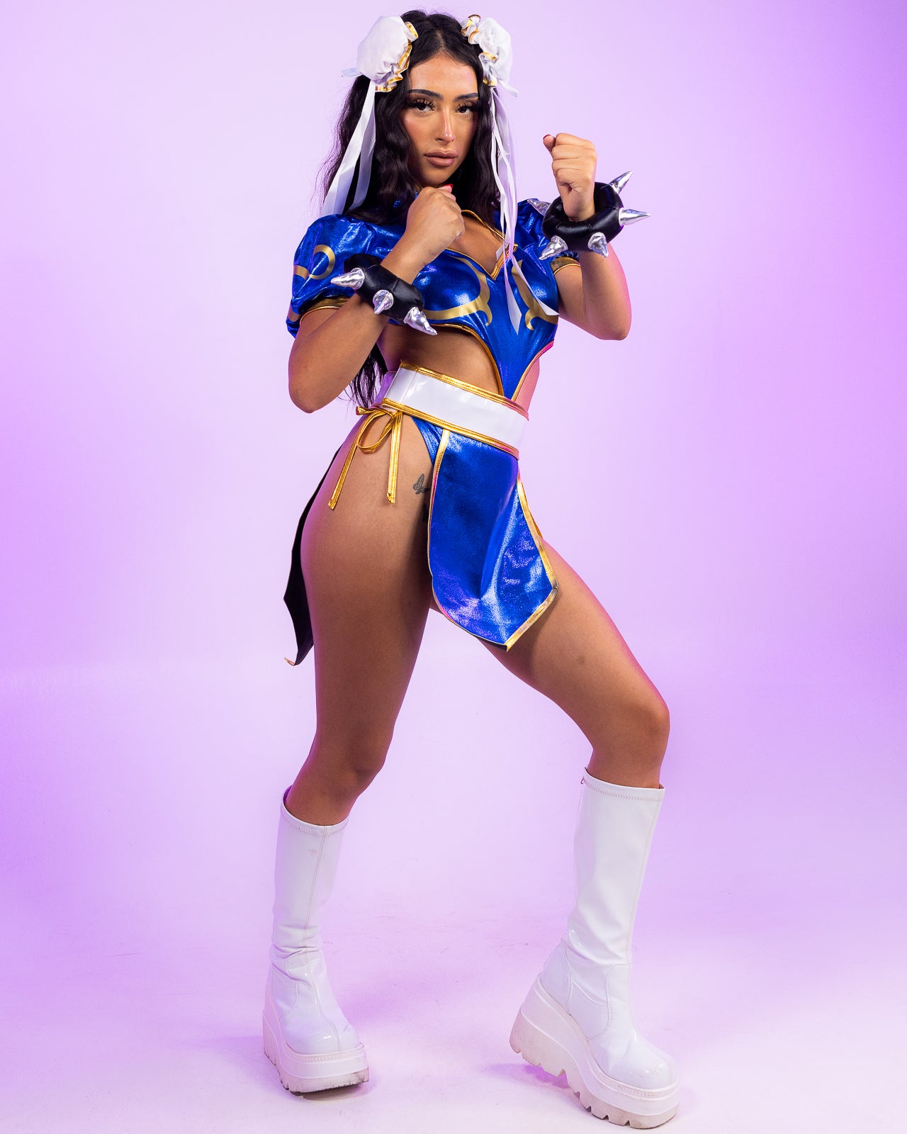 4pc Official Street Fighter Chun-Li Costume – Rave Wonderland