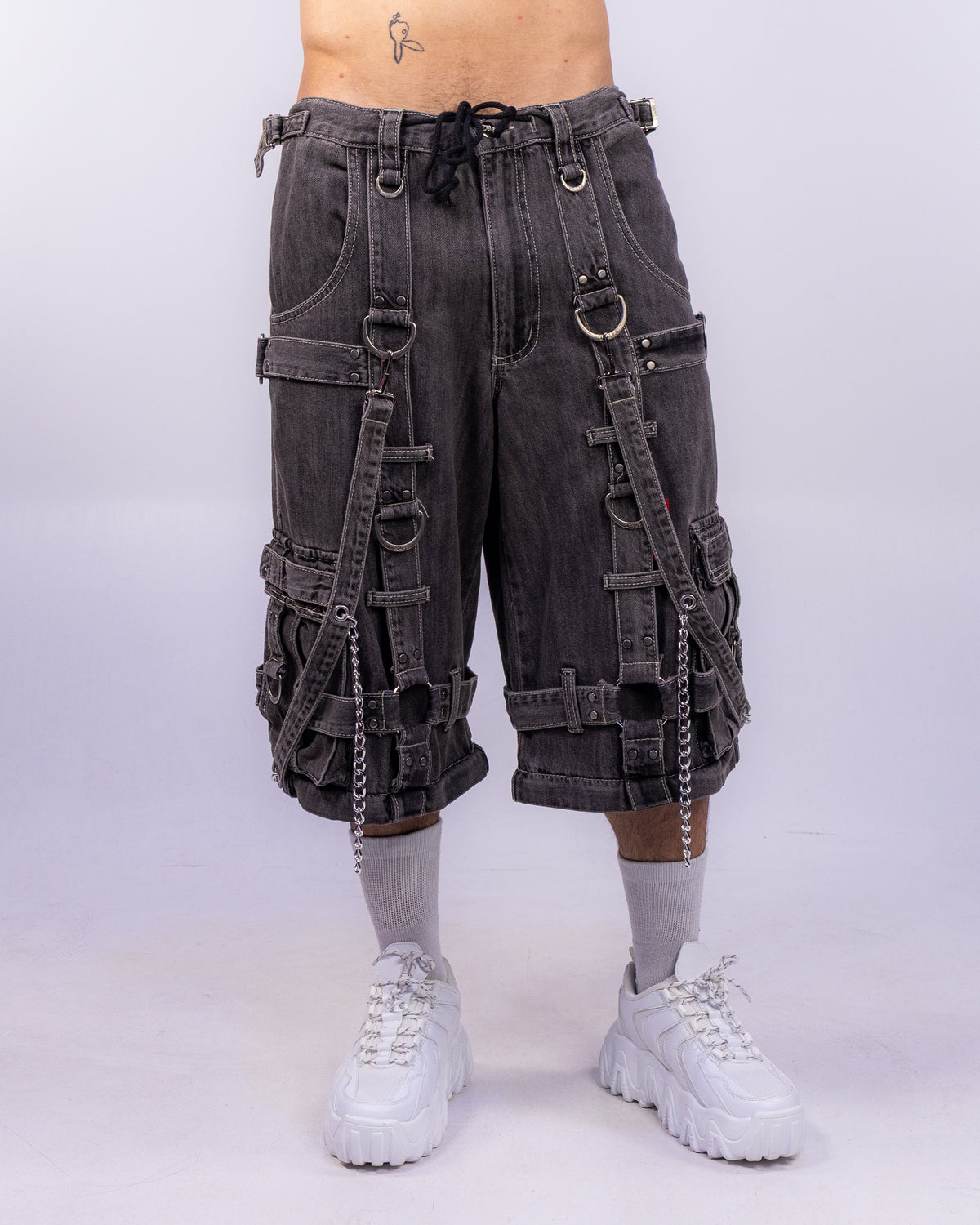 Tripp NYC Black Space Out Pants with Adjustable Features – Rave