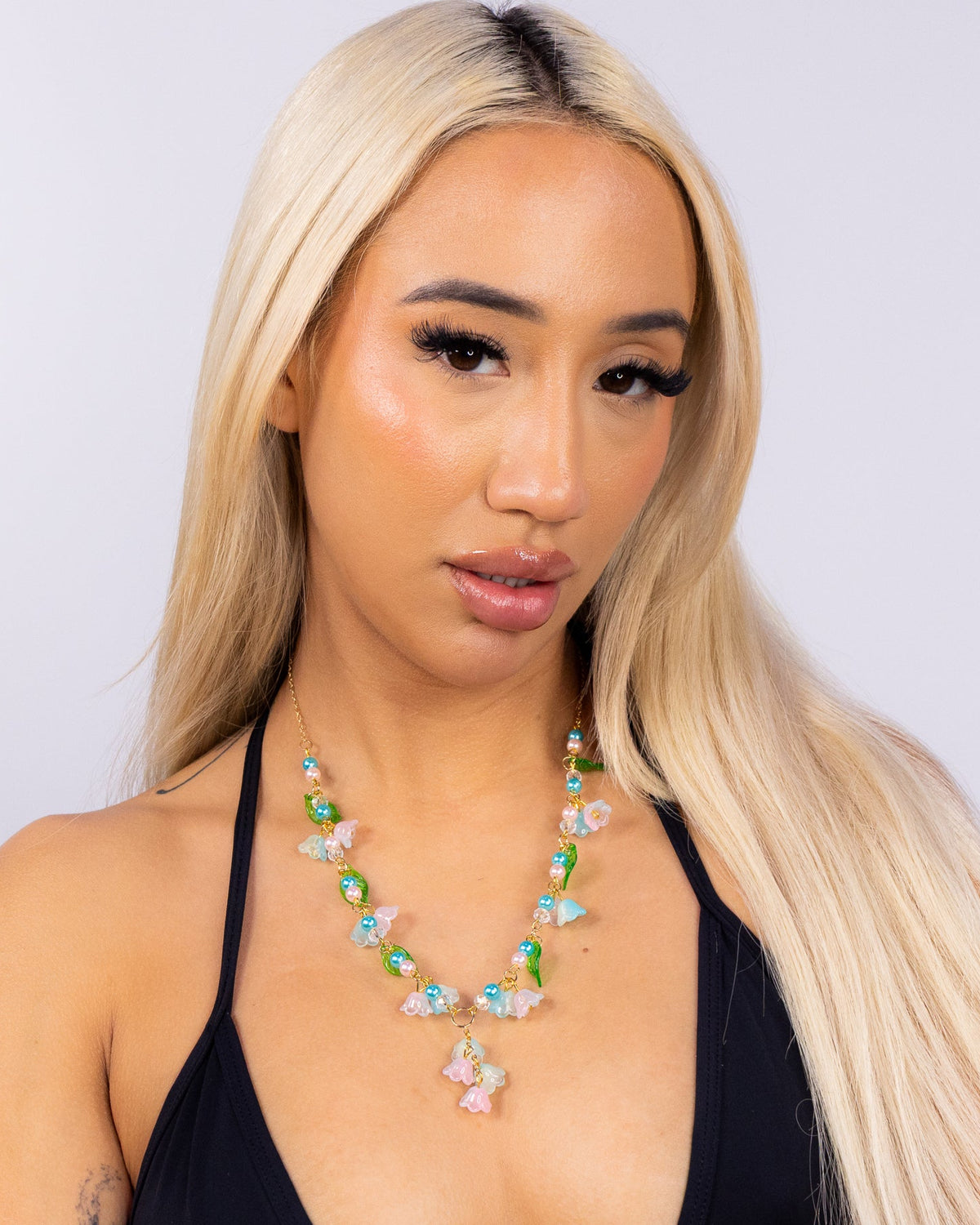 Lily of the Valley Women's Flower Necklace