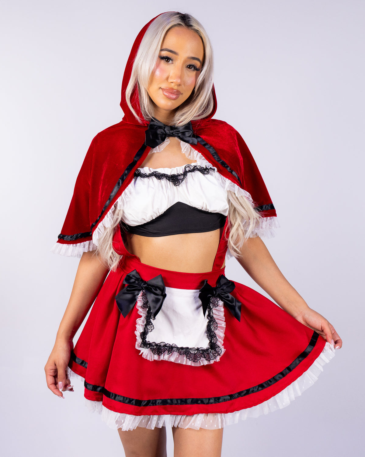 Miss Riding Hood Women's 3pc Costume