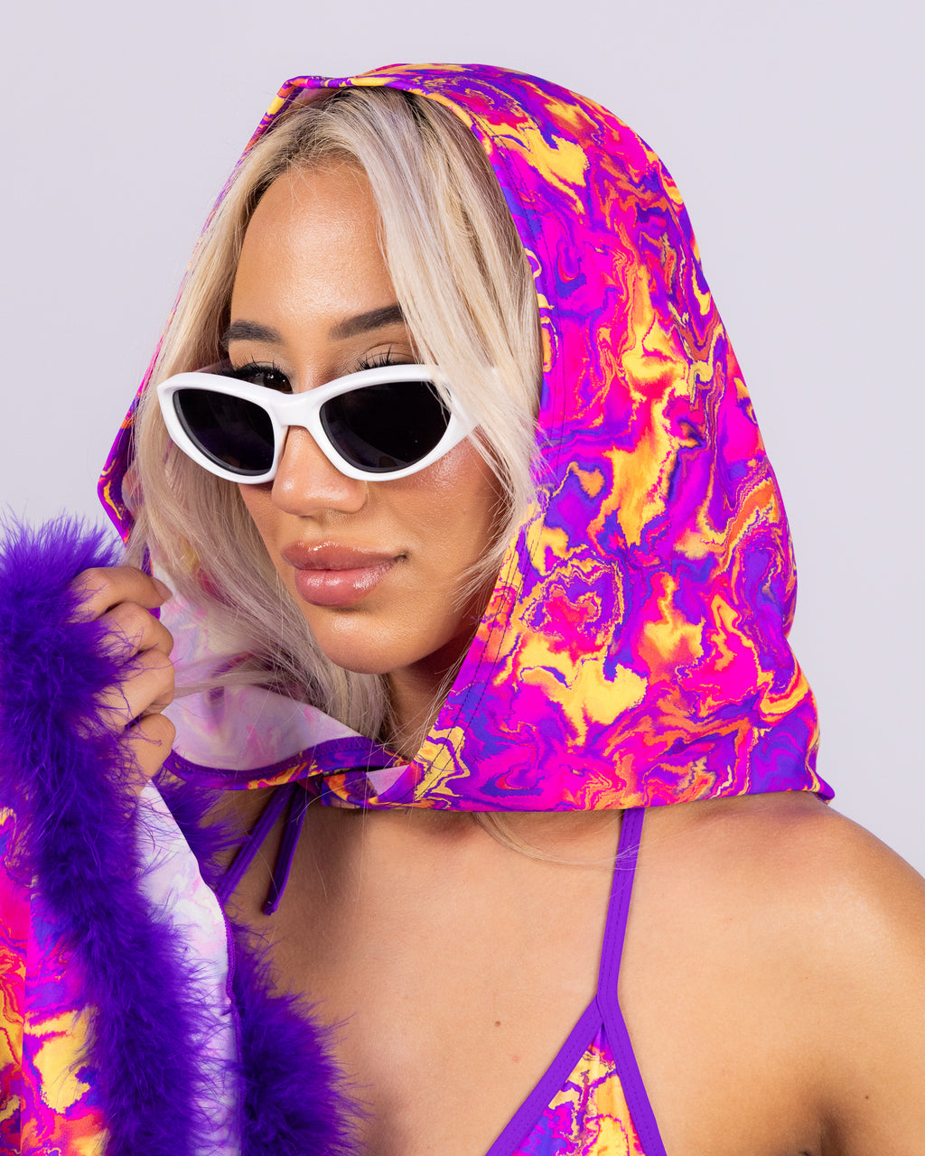 Ultraviolet Vision Unisex Hood – Rave Wonderland