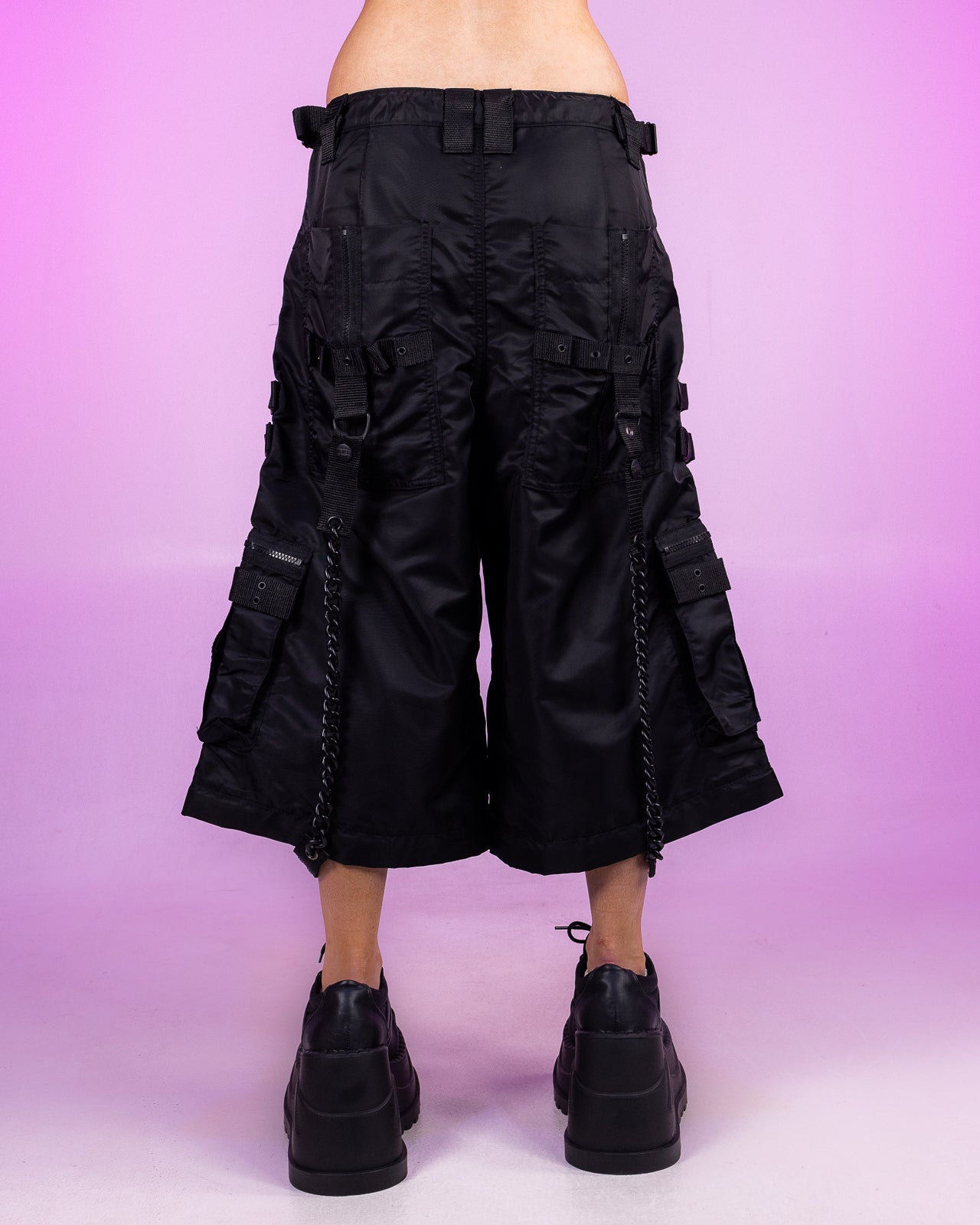 Tripp NYC Black Space Out Pants with Adjustable Features – Rave