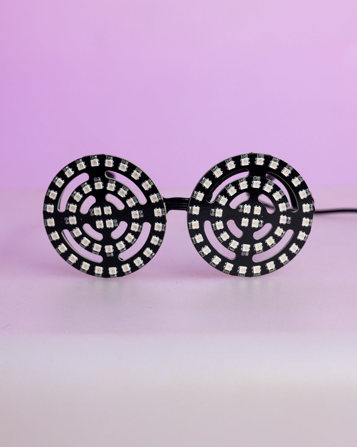 Pixel Rizz Glasses LED Circle Pixel Glasses – Rave Wonderland