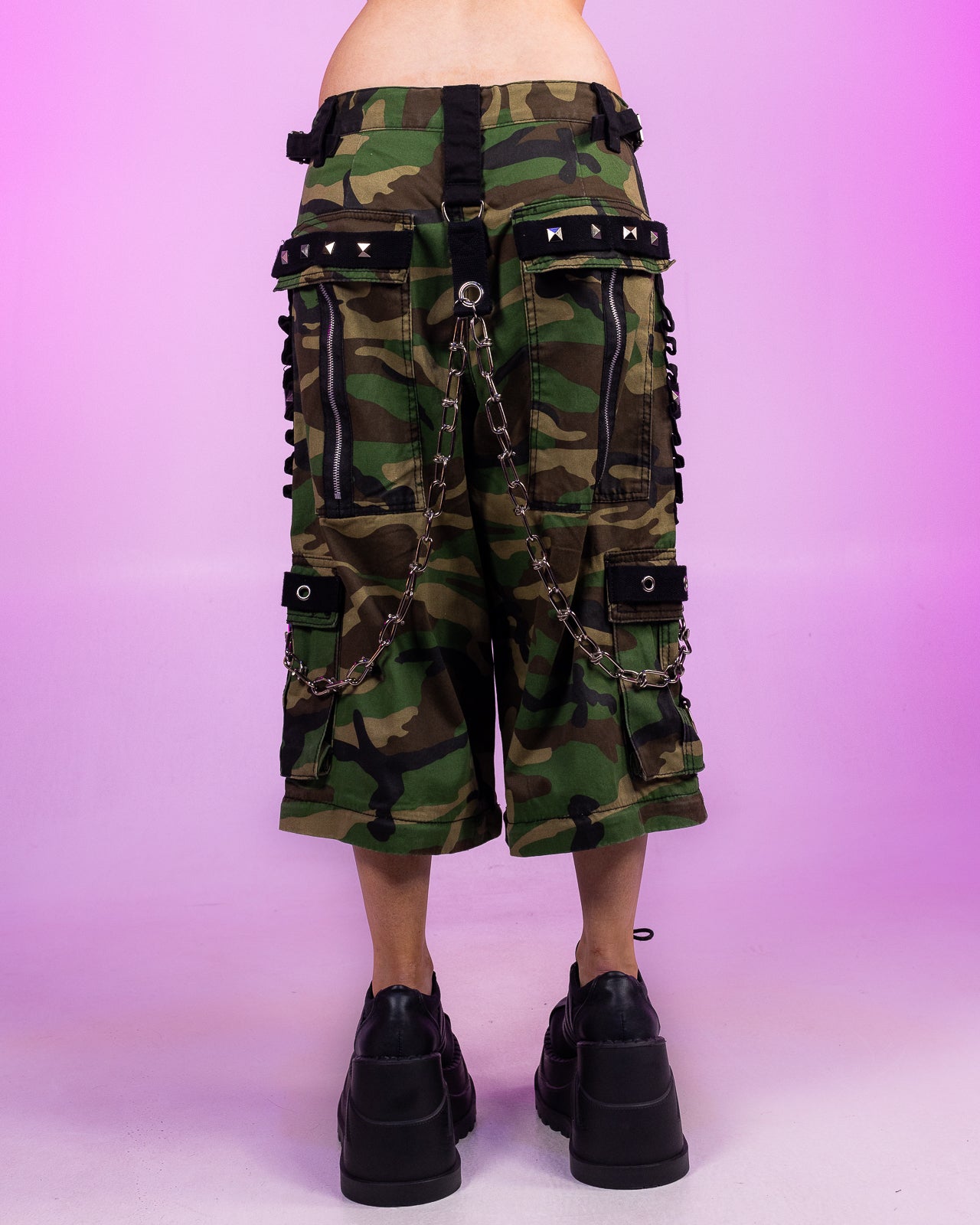 Tripp NYC Jungleland Pants with Removable Chains and Pockets