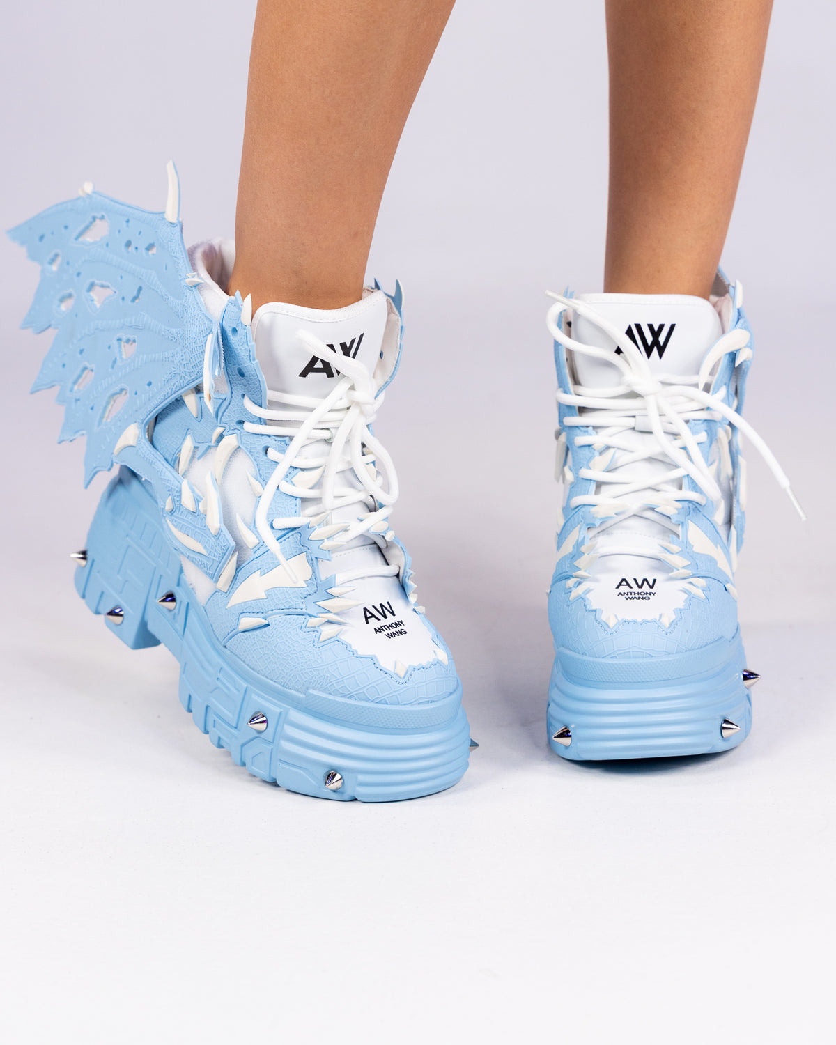 Blue Apple Women's Dragon Wedge Sneakers