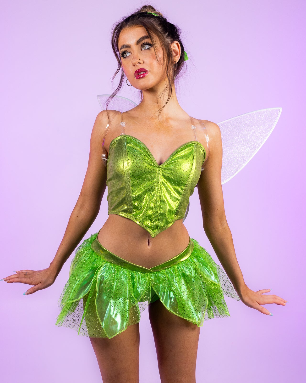 5pc Rebel Fairy Costume Rave Wonderland 5pc Rebel Fairy Costume Rave Wonderland