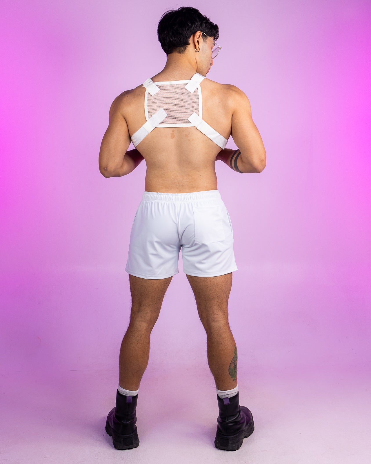 Solid White Drawstring Shorts – Rave Wonderland
