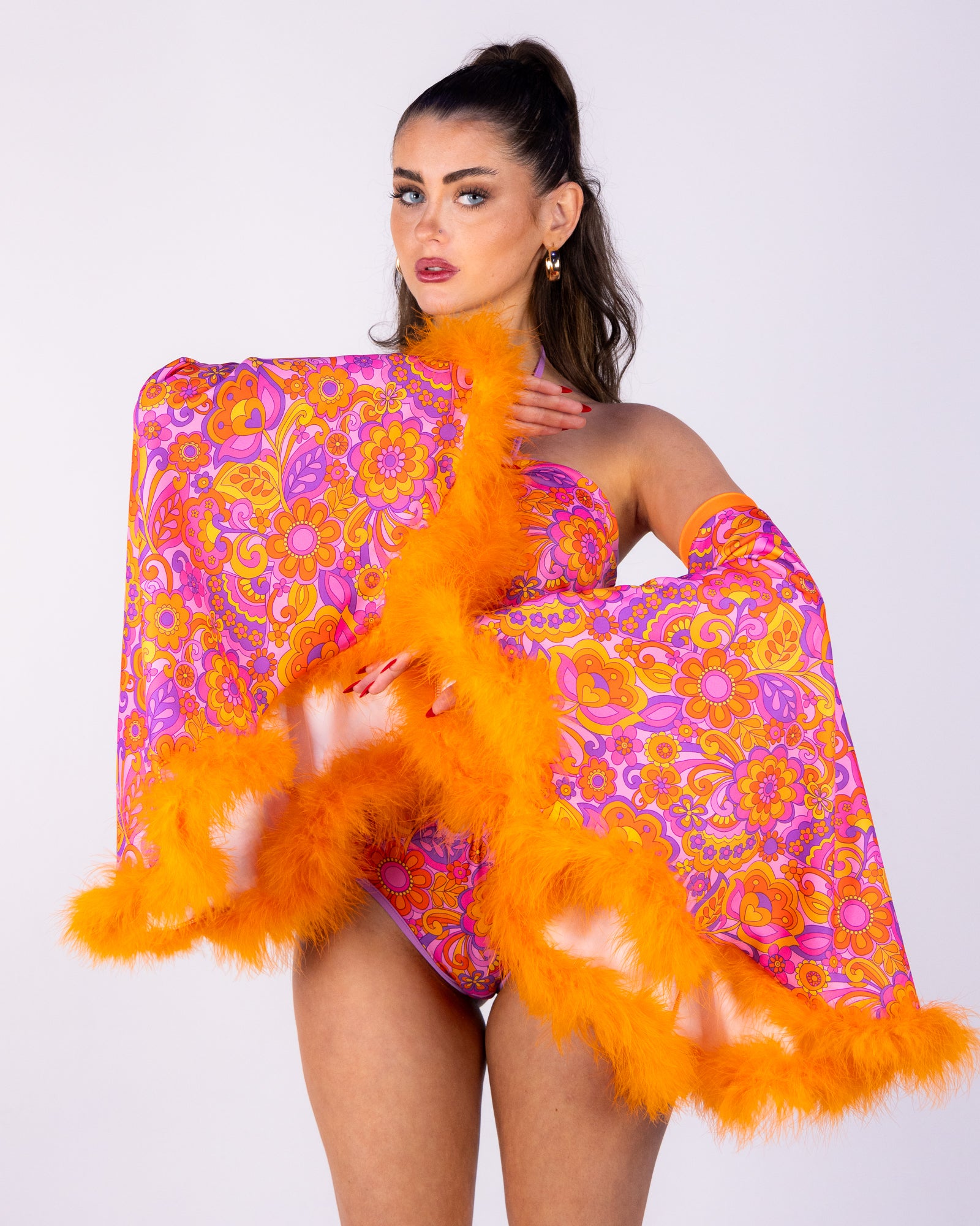 Orange Paisley Daze Arm Sleeves – Rave Wonderland